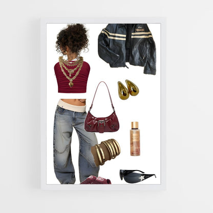 ap-y2k fashion-3 cadre Blanc