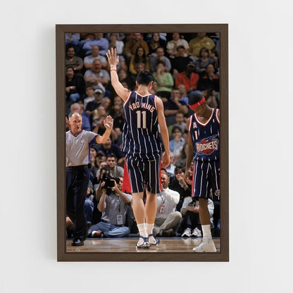 ap-yao ming-1 cadre Bois foncé
