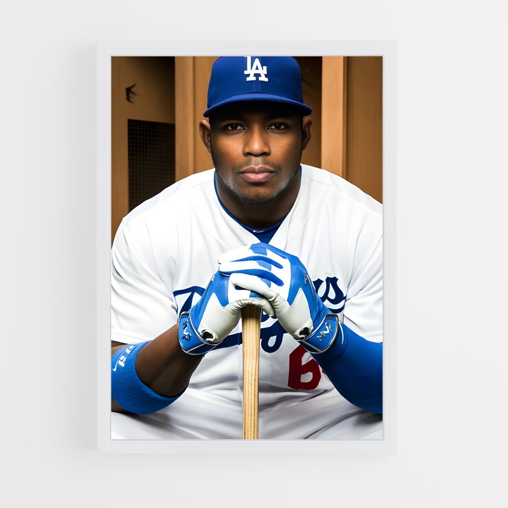 ap-yasiel puig-2 cadre Blanc