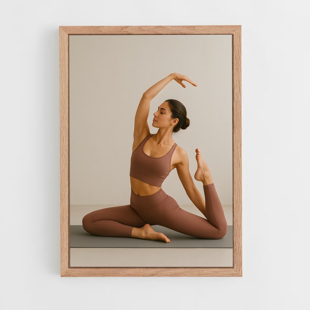 ap-yoga pose-4 cadre Bois clair