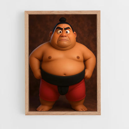 ap-yokozuna-3 cadre Bois clair