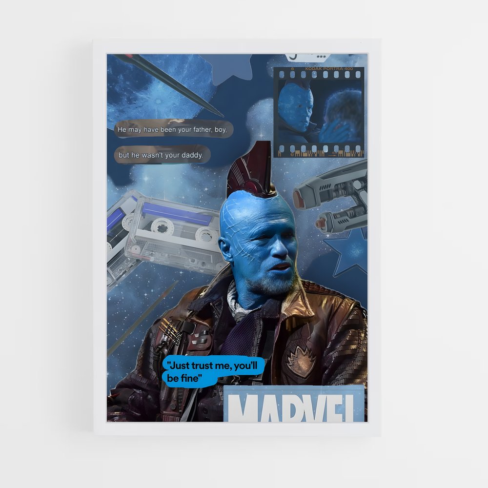 ap-yondu guardians-7 cadre Blanc