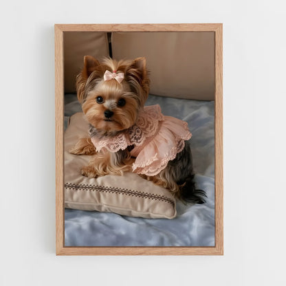ap-yorkshire terrier-5 cadre Bois clair