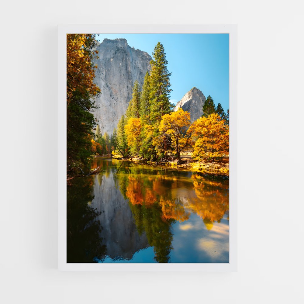 ap-yosemite falls-3 cadre Blanc