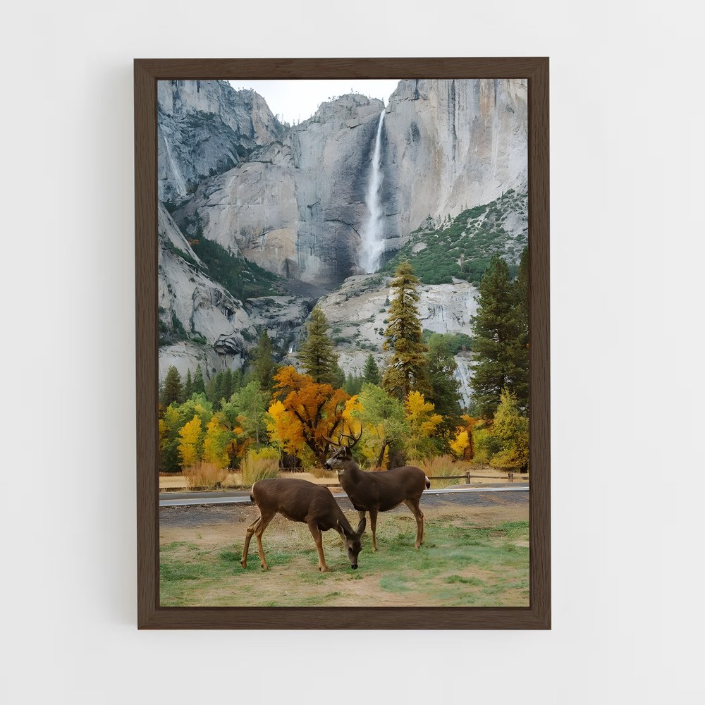 ap-yosemite valley-4 cadre Bois foncé