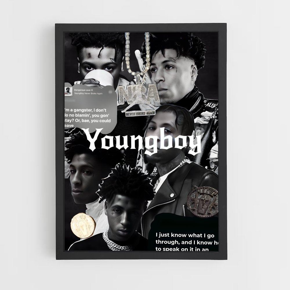 ap-youngboy never broke again-4 cadre Noir