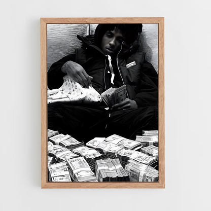 ap-youngboy never broke again-5 cadre Bois clair