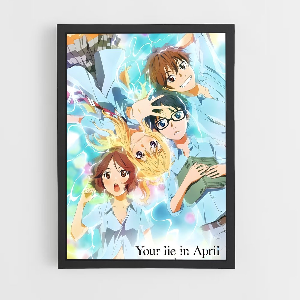 ap-your lie in april-3 cadre Noir