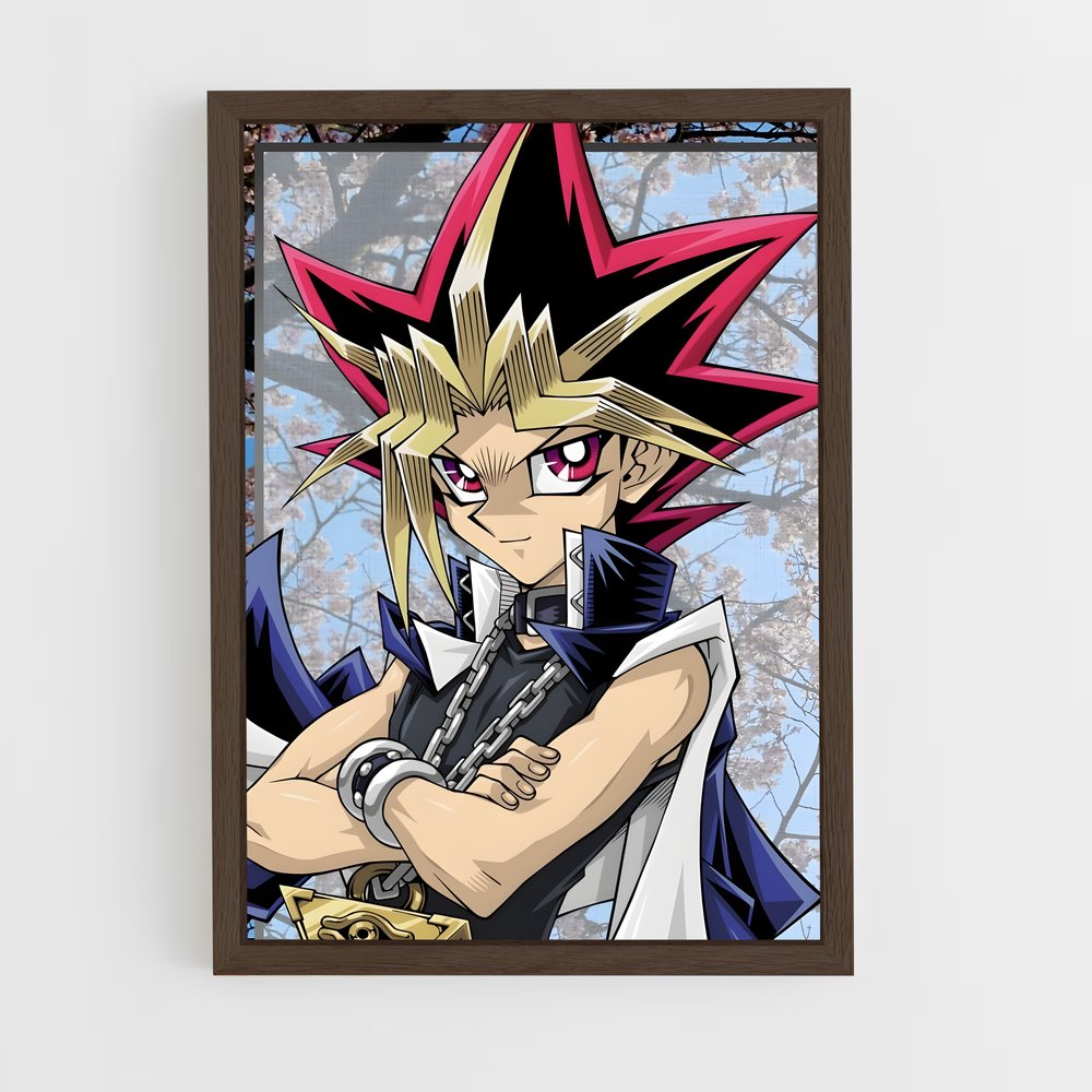ap-yu gi oh-5 cadre Bois foncé