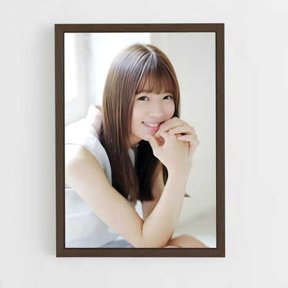 ap-yui kobayashi-4 cadre Bois foncé