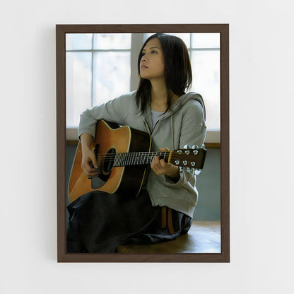 ap-yui singer-1 cadre Bois foncé