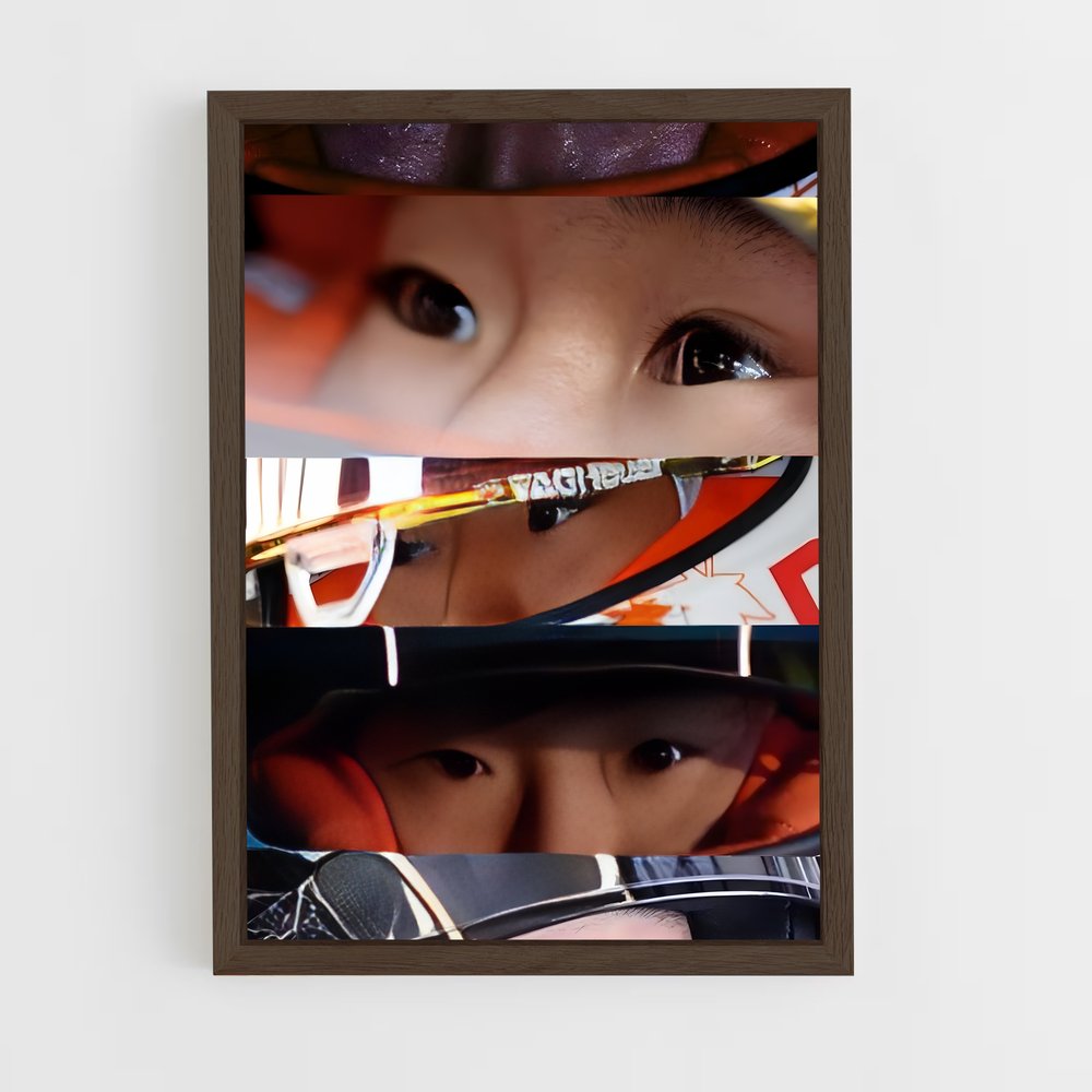 ap-yuki tsunoda-3 cadre Bois foncé