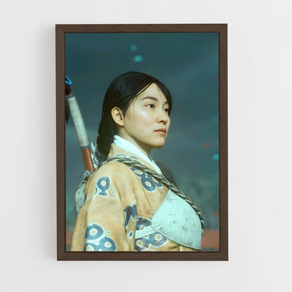 ap-yuna tsushima-3 cadre Bois foncé