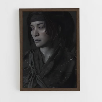 ap-yuna tsushima-6 cadre Bois foncé