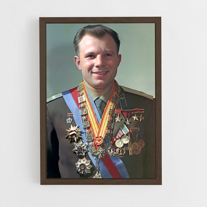ap-yuri gagarin-6 cadre Bois foncé