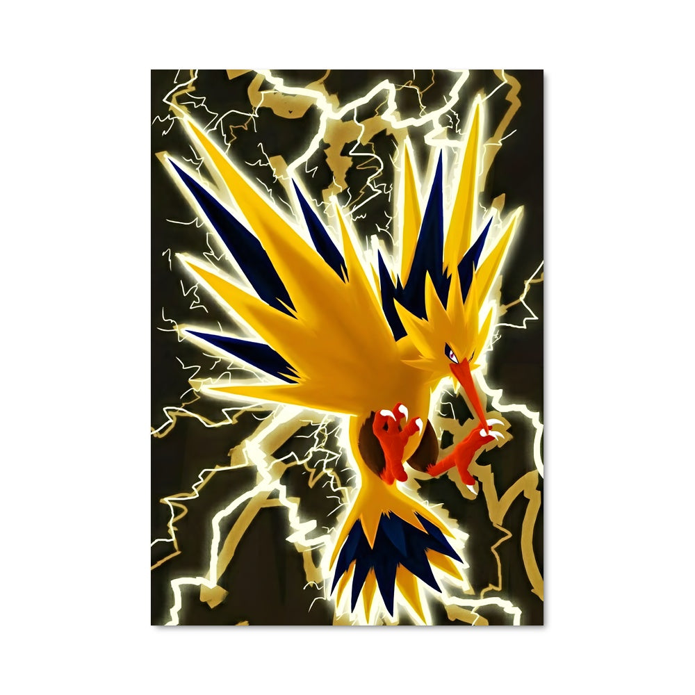 Poster Zapdos Électro-Génie