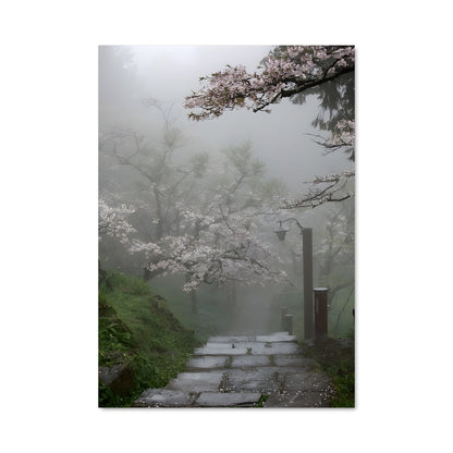 Poster Chemin Brumeux