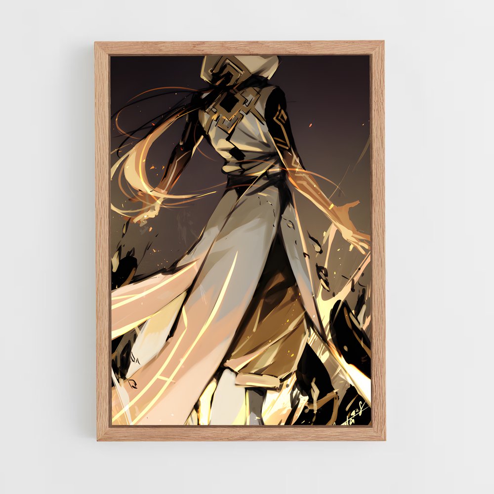 ap-zhongli-8 cadre Bois clair
