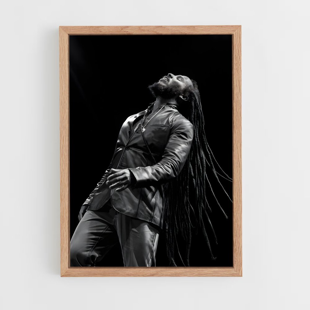 ap-ziggy marley-4 cadre Bois clair