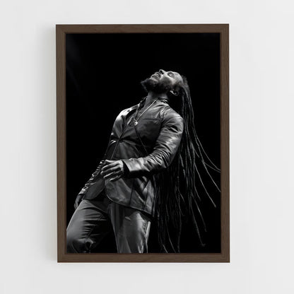 ap-ziggy marley-4 cadre Bois foncé