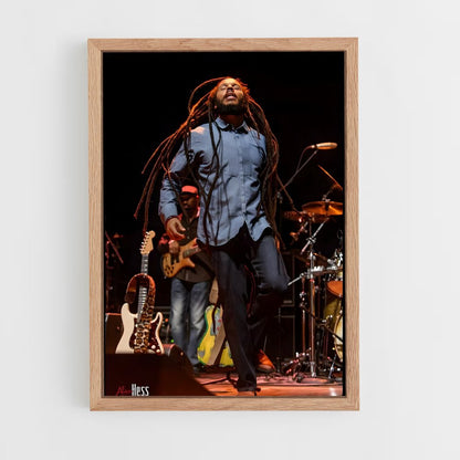 ap-ziggy marley-5 cadre Bois clair