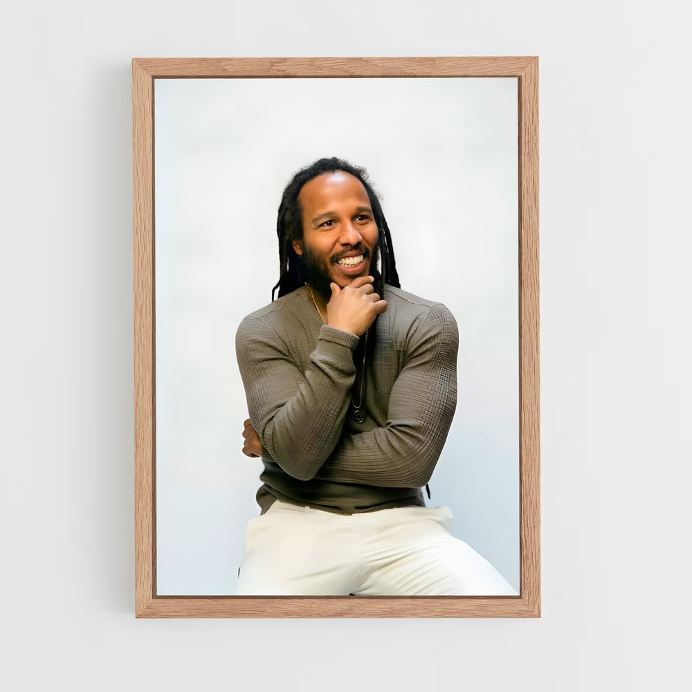 ap-ziggy marley-6 cadre Bois clair