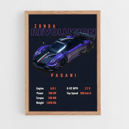 ap-zonda revolucion-3 cadre Bois clair