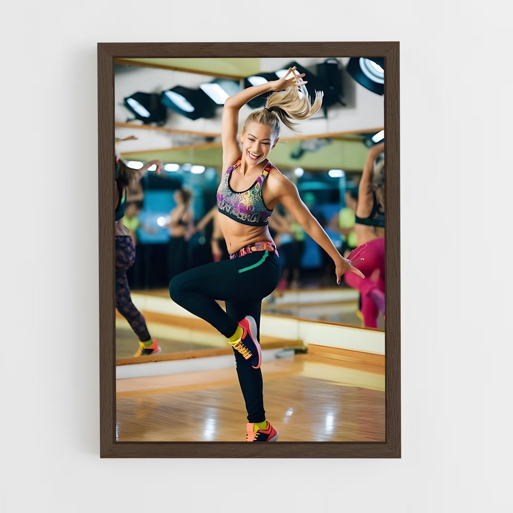 ap-zumba-4 cadre Bois foncé
