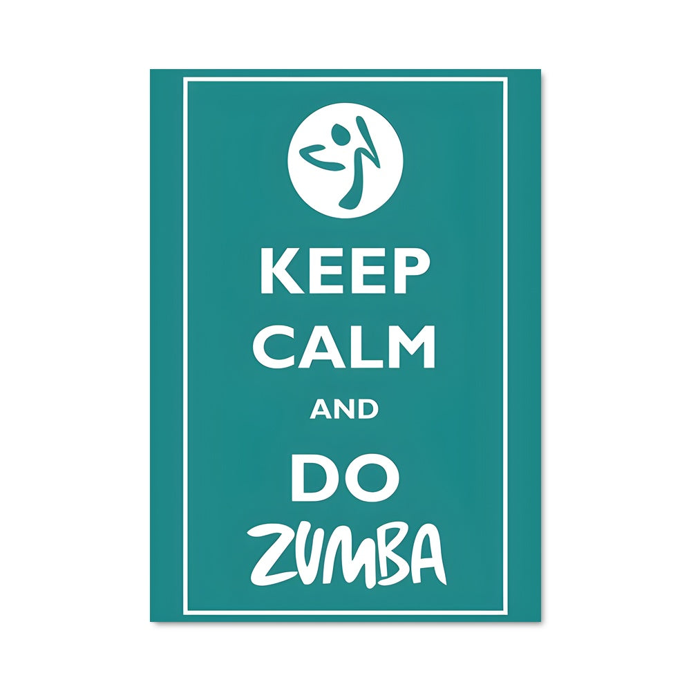 Poster Keep Calm and Zumba