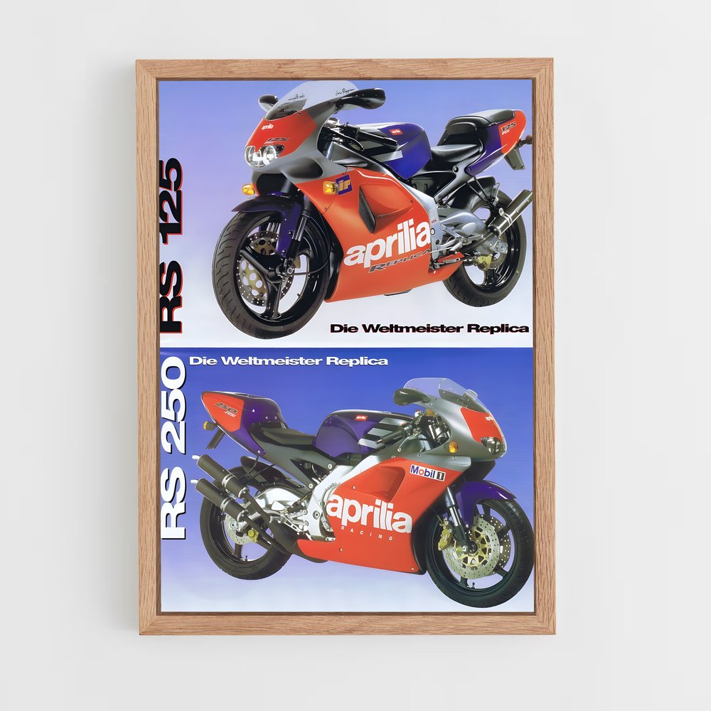 aprilia-6 cadre Bois clair