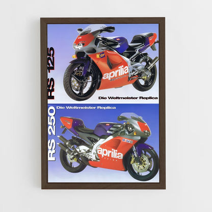 aprilia-6 cadre Bois foncé