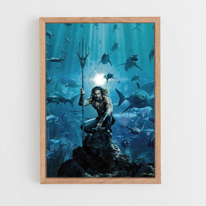 Póster Tubarão Aquaman