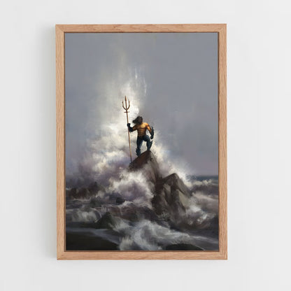 aquaman-8 cadre Bois clair