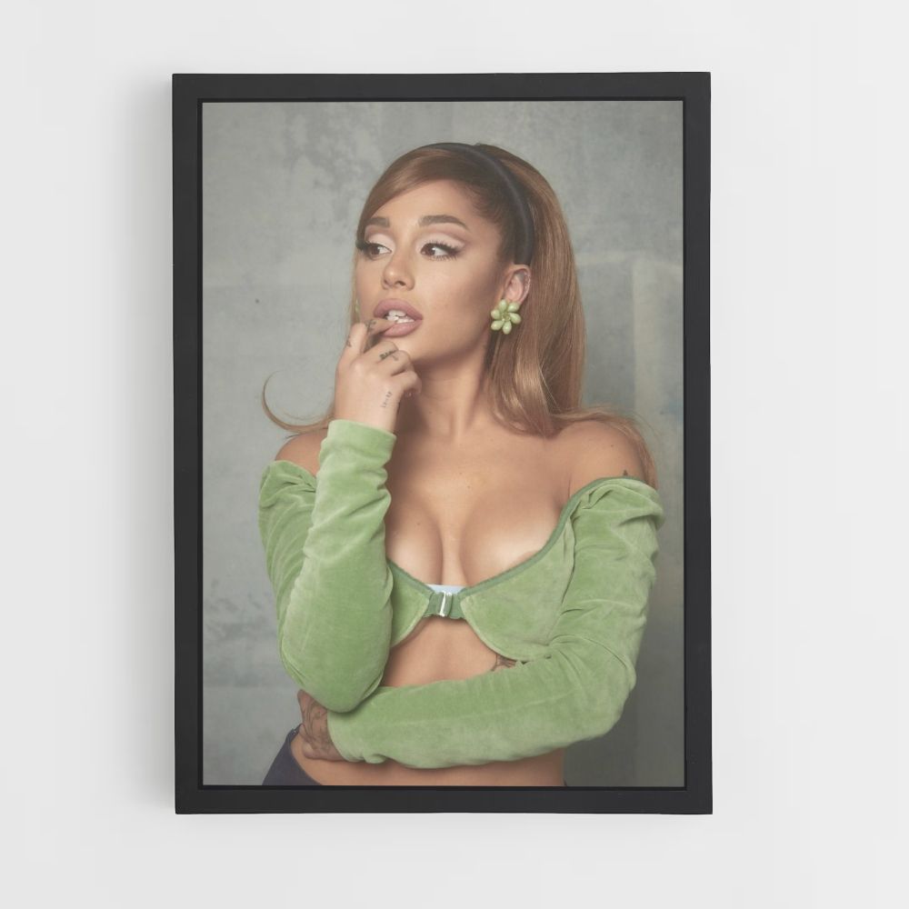 Pôster Ariana Grande Verde