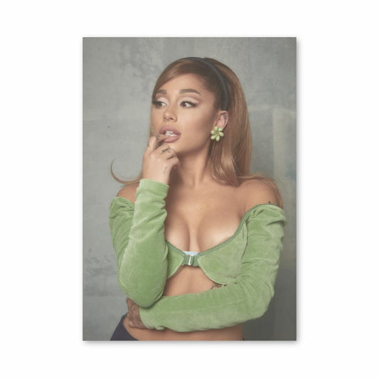 Pôster Ariana Grande Verde