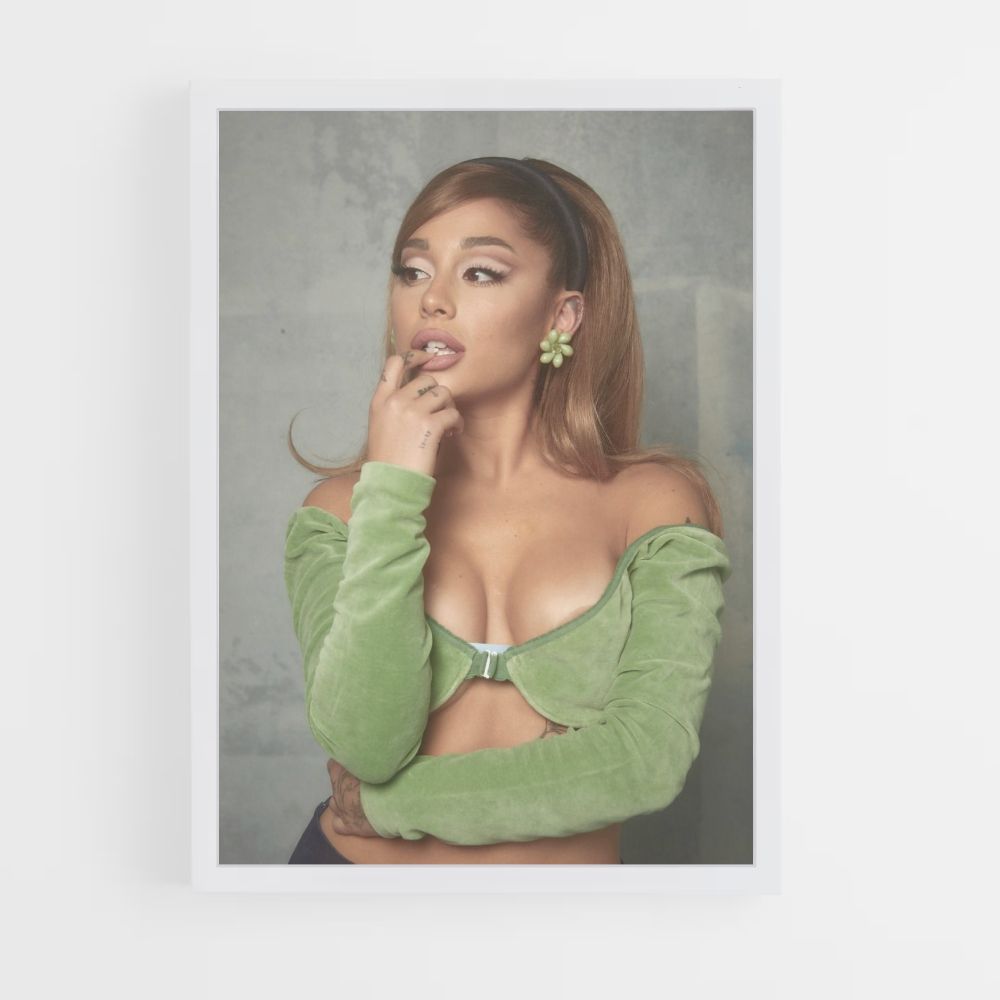 Pôster Ariana Grande Verde