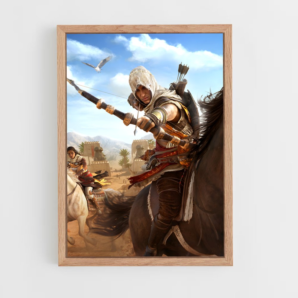 assassins-creed-6 cadre Bois clair