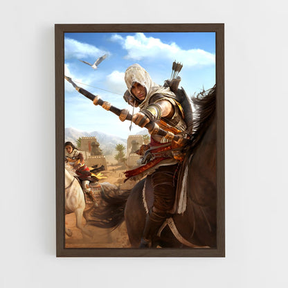 assassins-creed-6 cadre Bois foncé