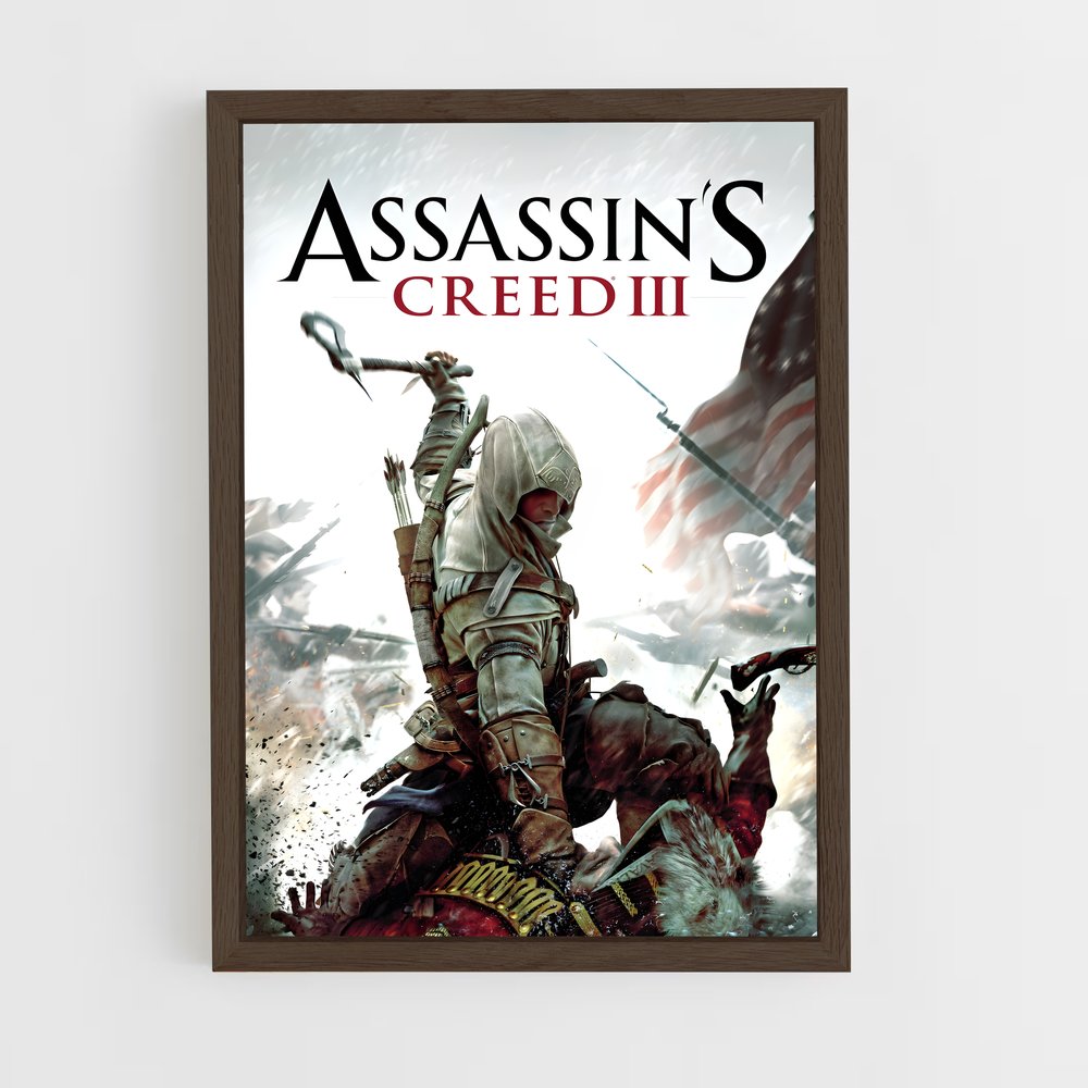 assassins-creed-7 cadre Bois foncé
