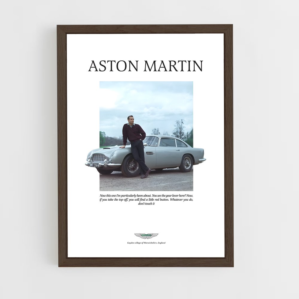 aston-martin-11 cadre Bois foncé