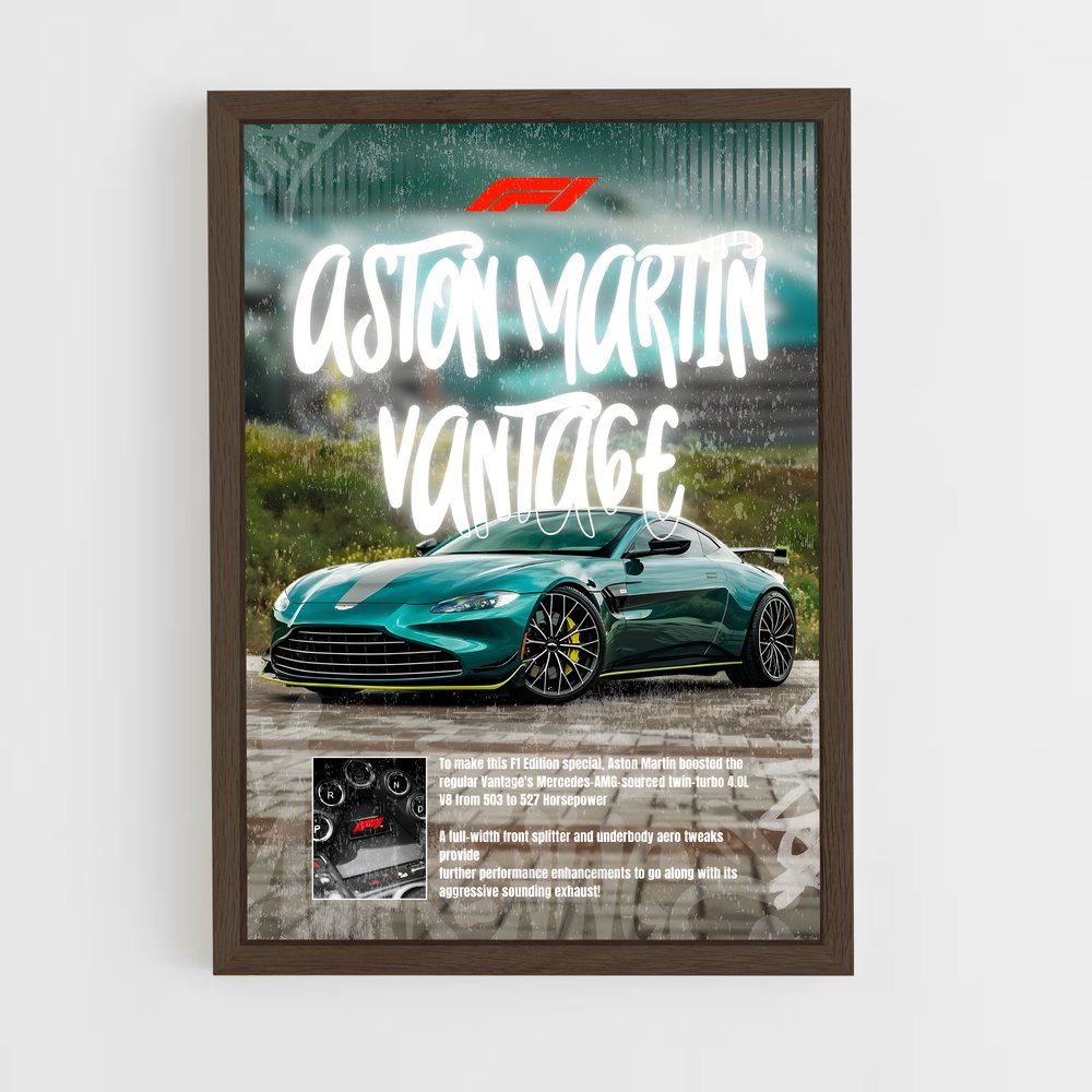 aston-martin-9 cadre Bois foncé