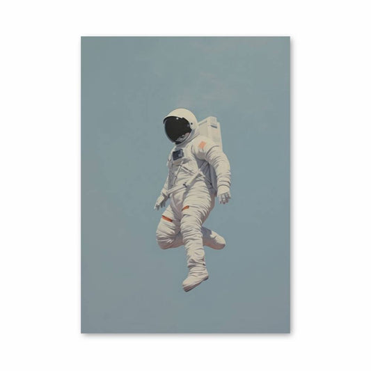 Poster Astronaute Retro