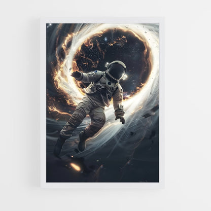 astronaut-4 cadre Blanc