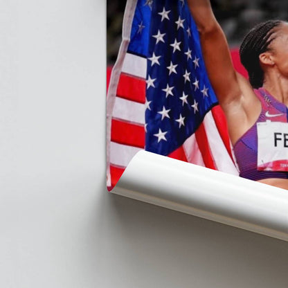 Pôster Allyson Felix