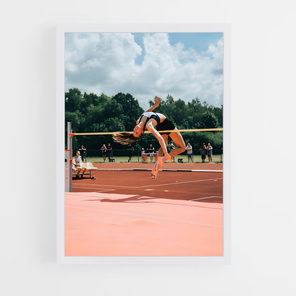 athletism-4 cadre Blanc
