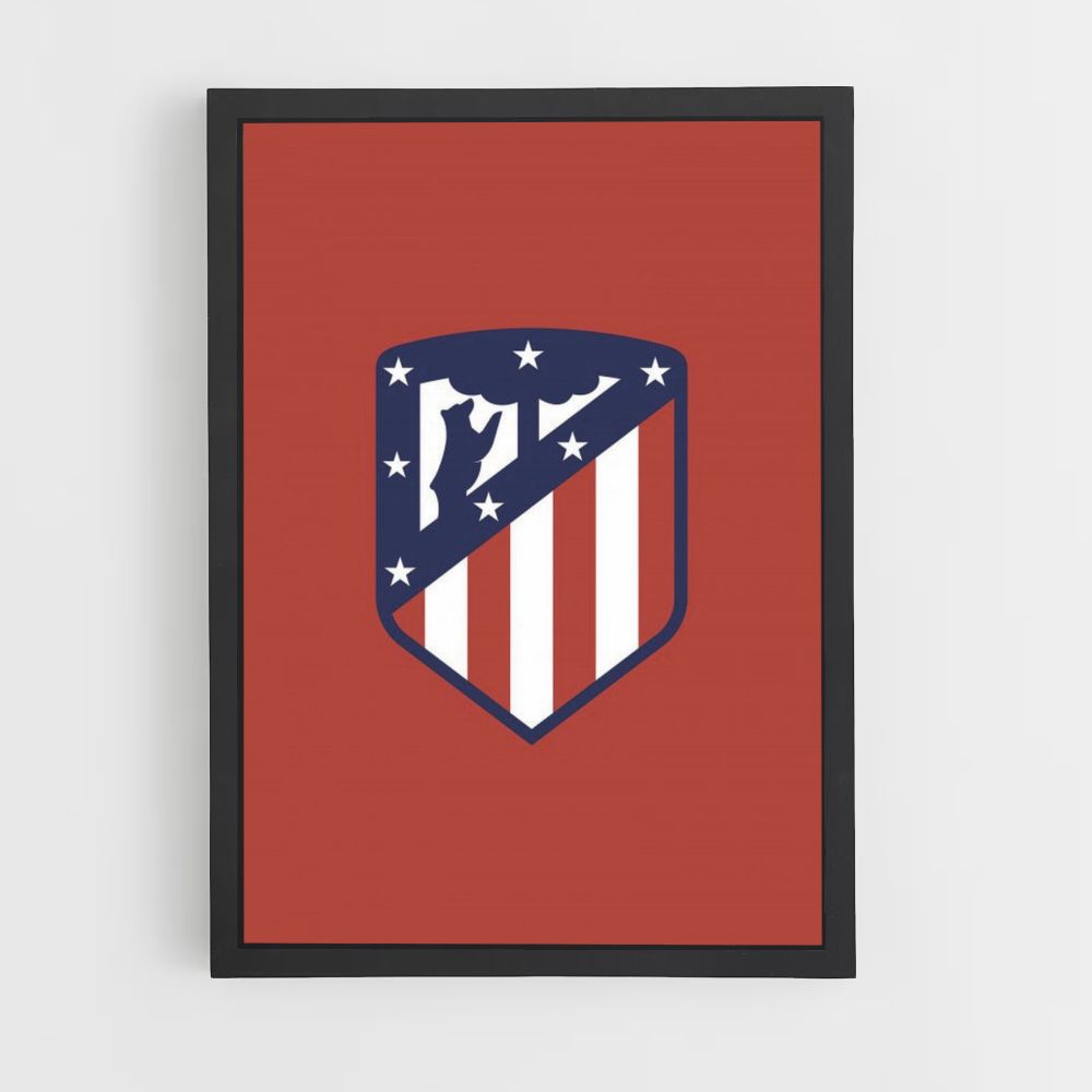 Pôster Logotipo do Atlético de Madrid