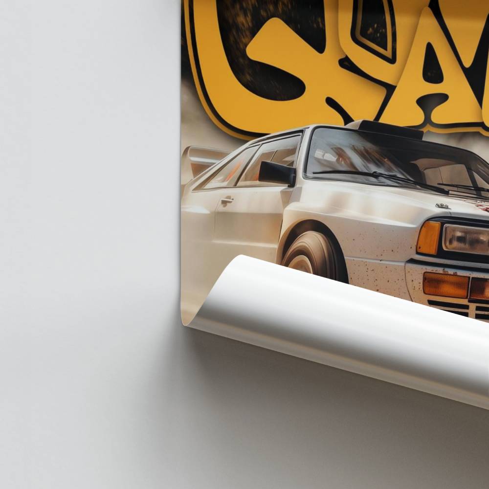 Póster Audi Quattro