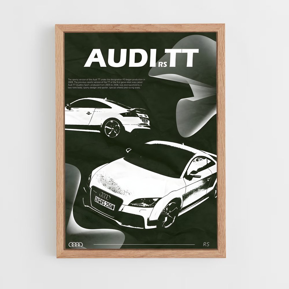 audi-9 cadre Bois clair