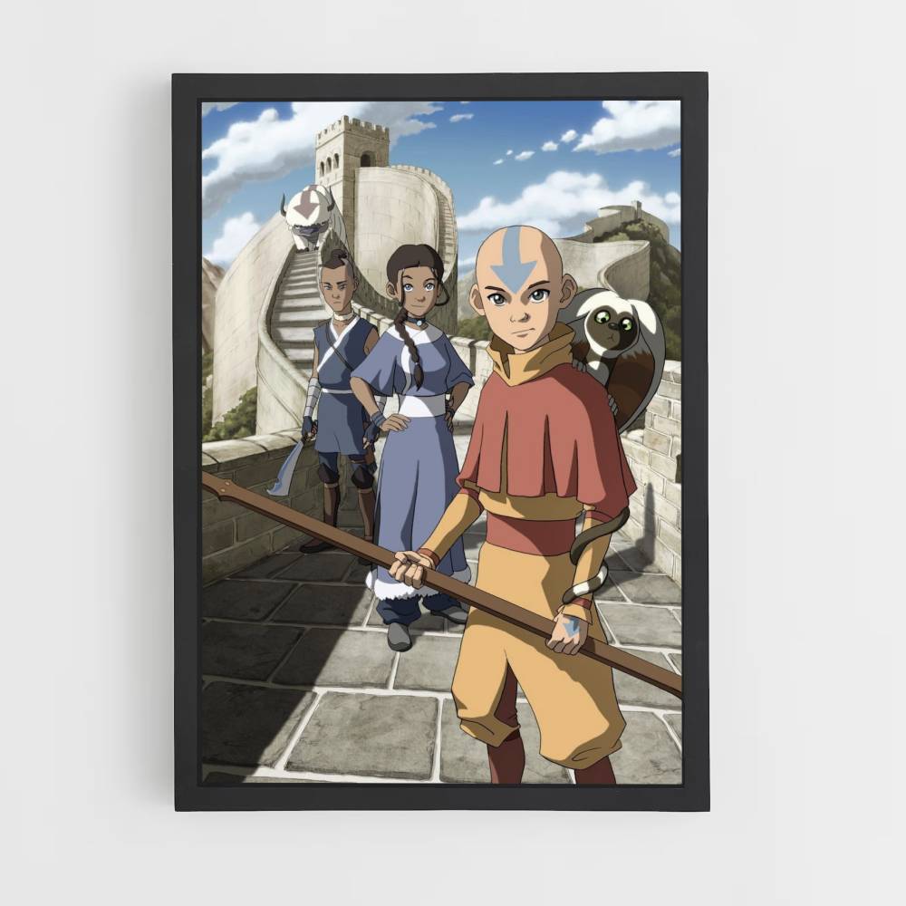 Pôster Aang Sokka Katara