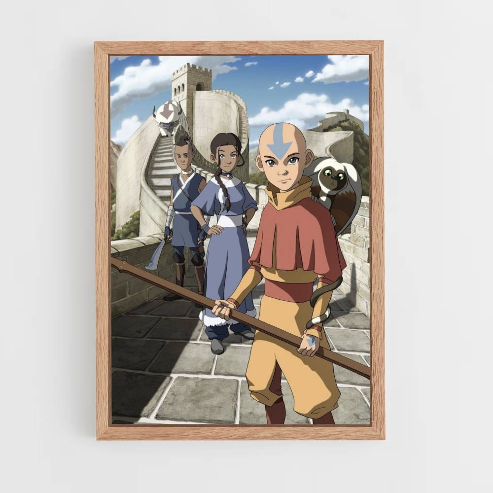 Pôster Aang Sokka Katara